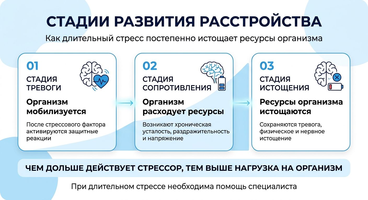 Лечение стресса в Зеленокумске инфографика